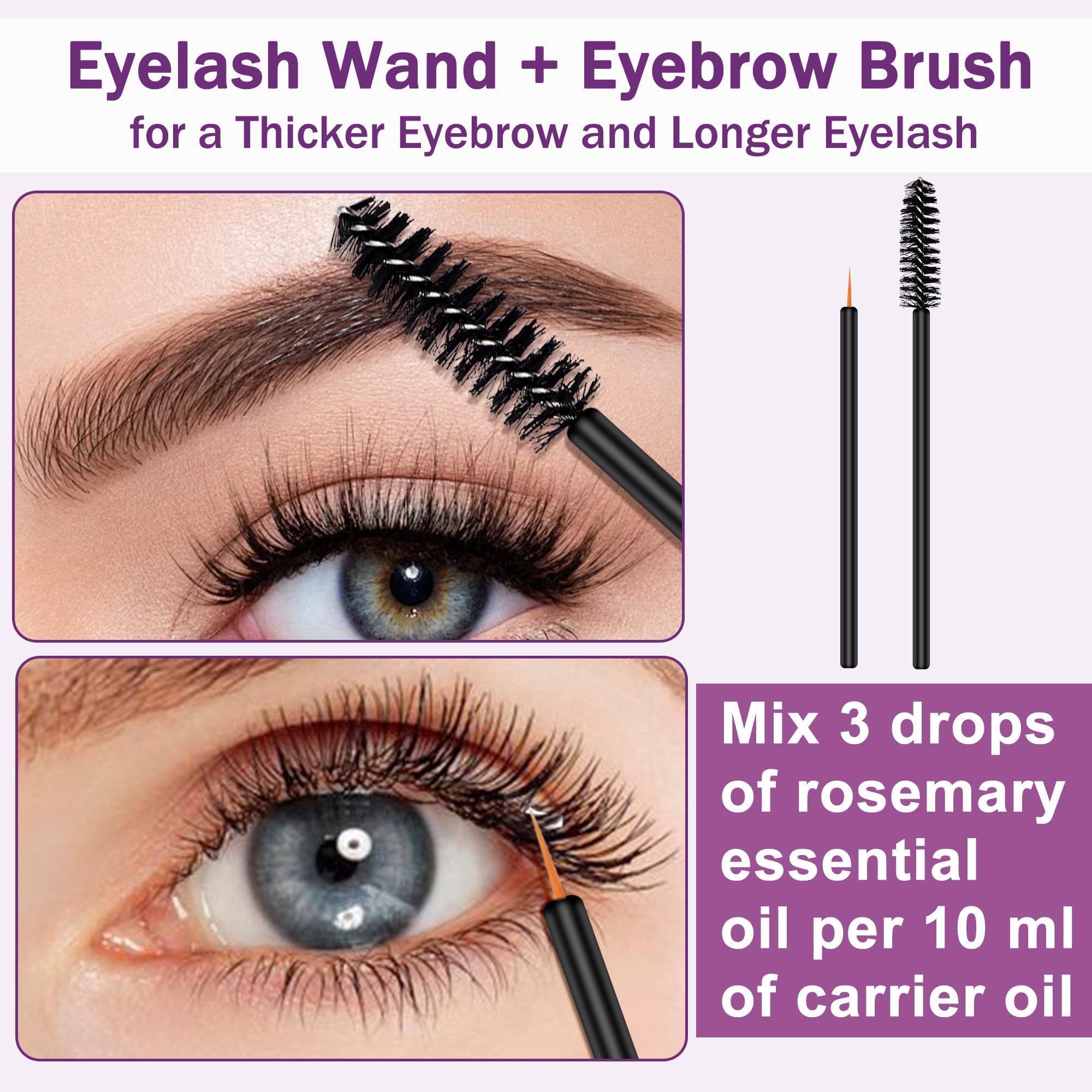 Rosemary Oil for Hair Growth,100% Pure Undiluted Light-Weight Non-Greasy Rosemary Essential Oil