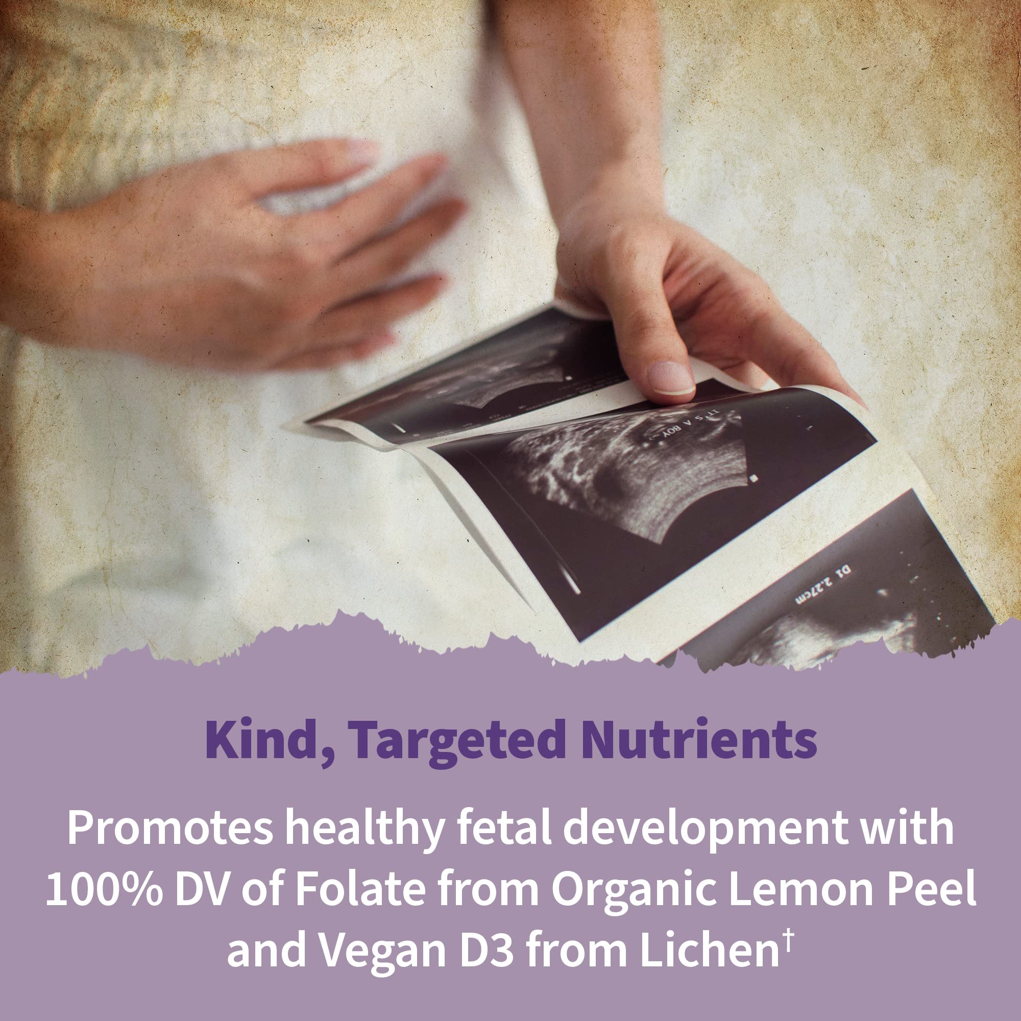 Garden of Life Organics Prenatal Gummies Multivitamin with Vitamin D3, B6, B12 & Oceans Mom