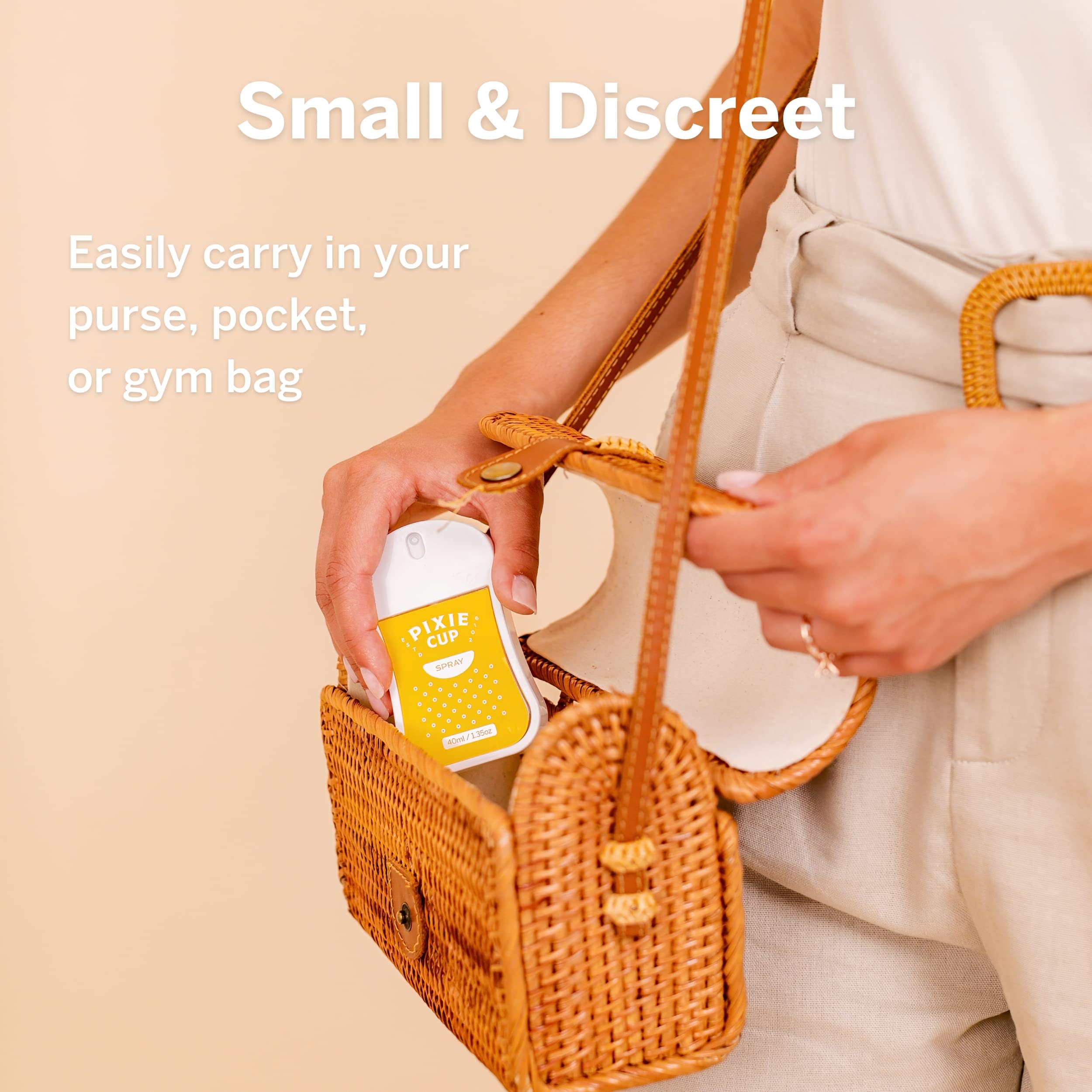 Pixie Sterilizer Spray for Menstrual Cups - Complete Sterilization in Just A Quick Spray - 100% Hypoallergenic