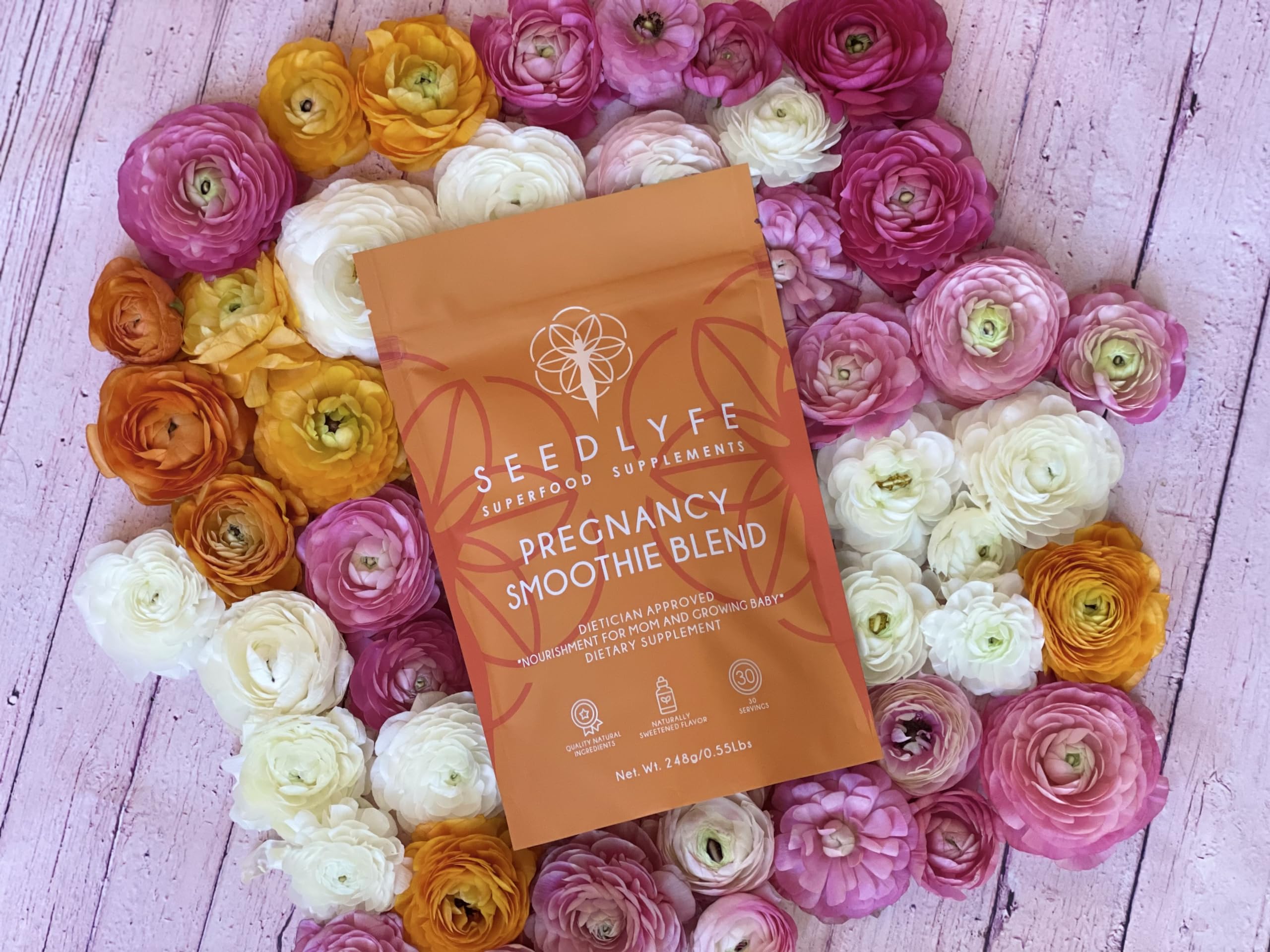 SEEDLYFE Pregnancy Superfood Smoothie Powder | Protein, Veggies, Antioxidants