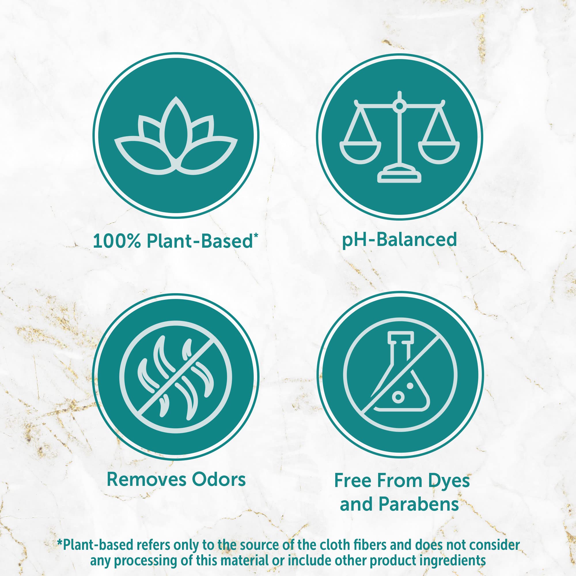 Summer's Eve Spa Calming Chamomile Feminine Wipes, 100% Plant Based*, pH balanced Plush Cloths