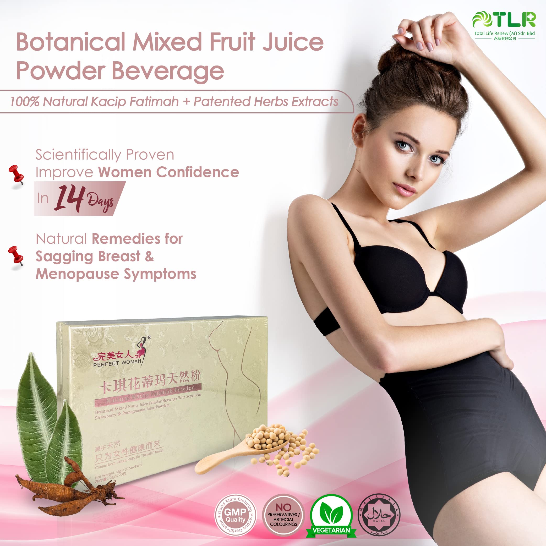 Total Life Renew (M) Sdn. Bhd. TLR Perfect Women Kacip Fatimah for Women | 100% Natural