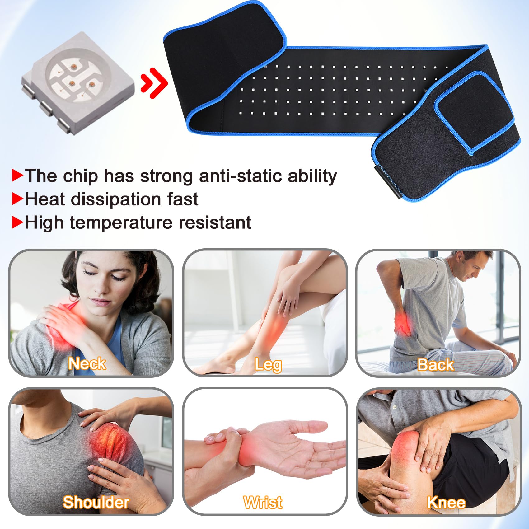 Red Light Therapy Belt, Infrared Light Therapy Red Light Therapy Device, Infrared Light Therapy Wrap