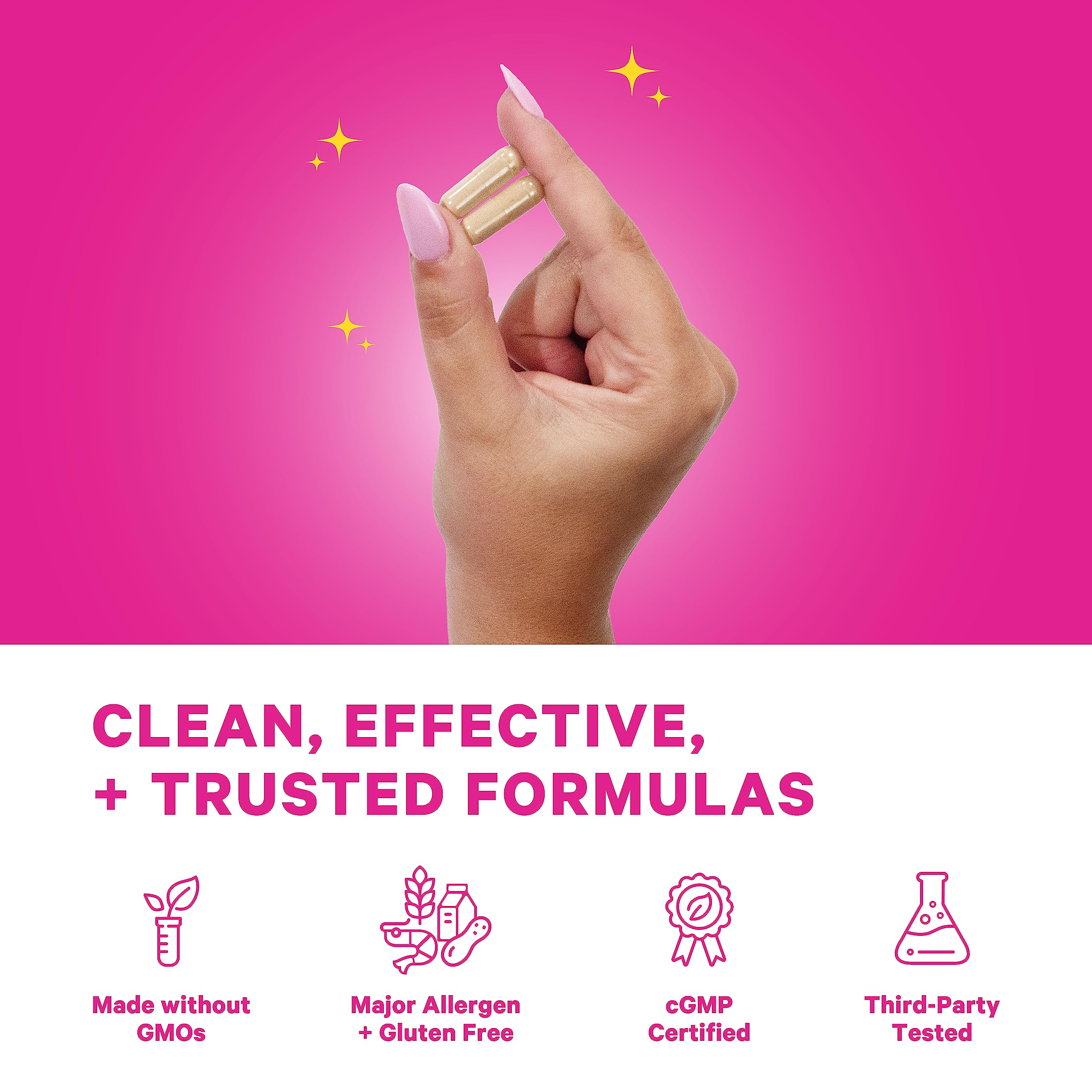 Pink Stork Fertility Supplement for Women + Birth Control Cleanse, Hormone Balance for Women, Vitex