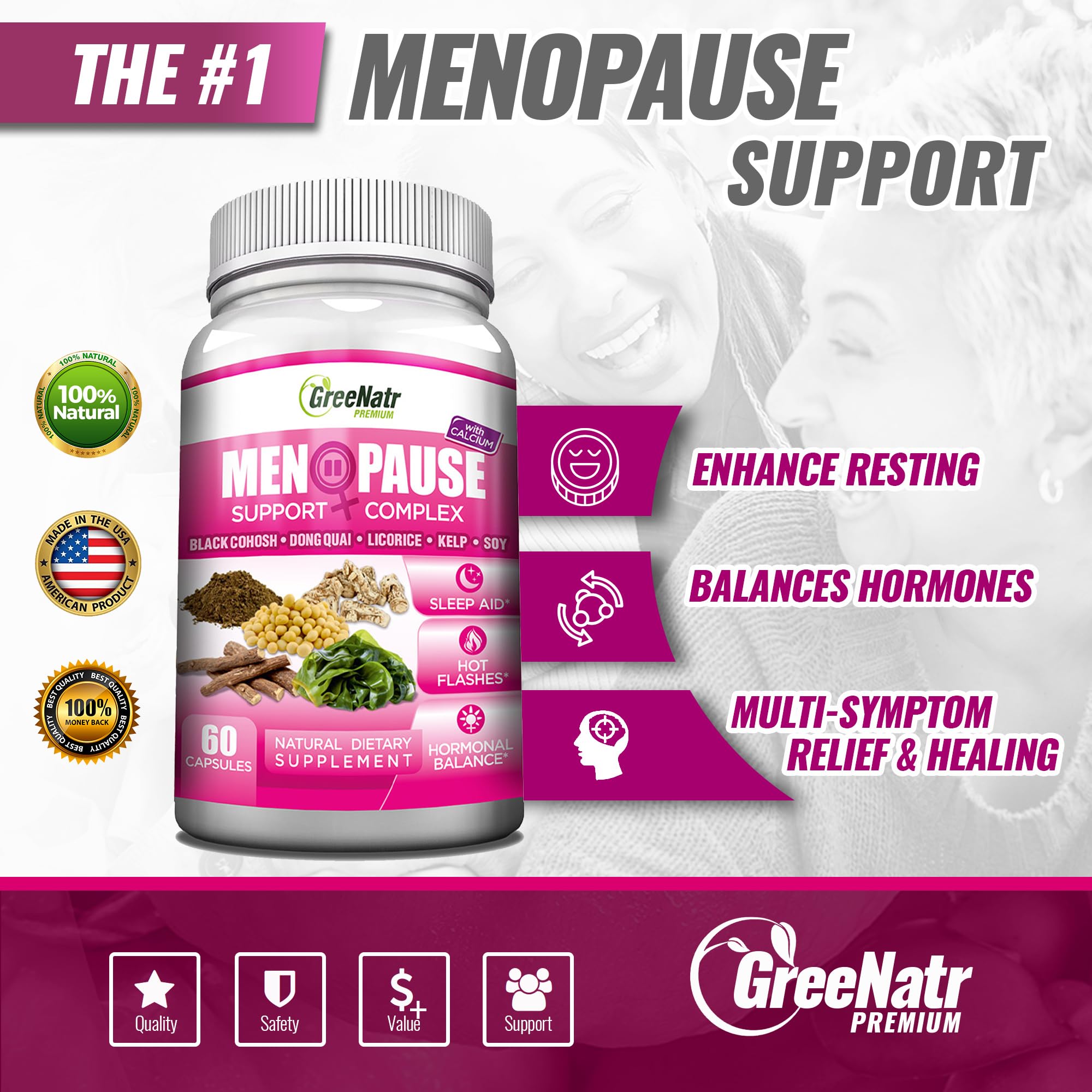 GreeNatr Energy Boost Plus Menopause Support Bundle