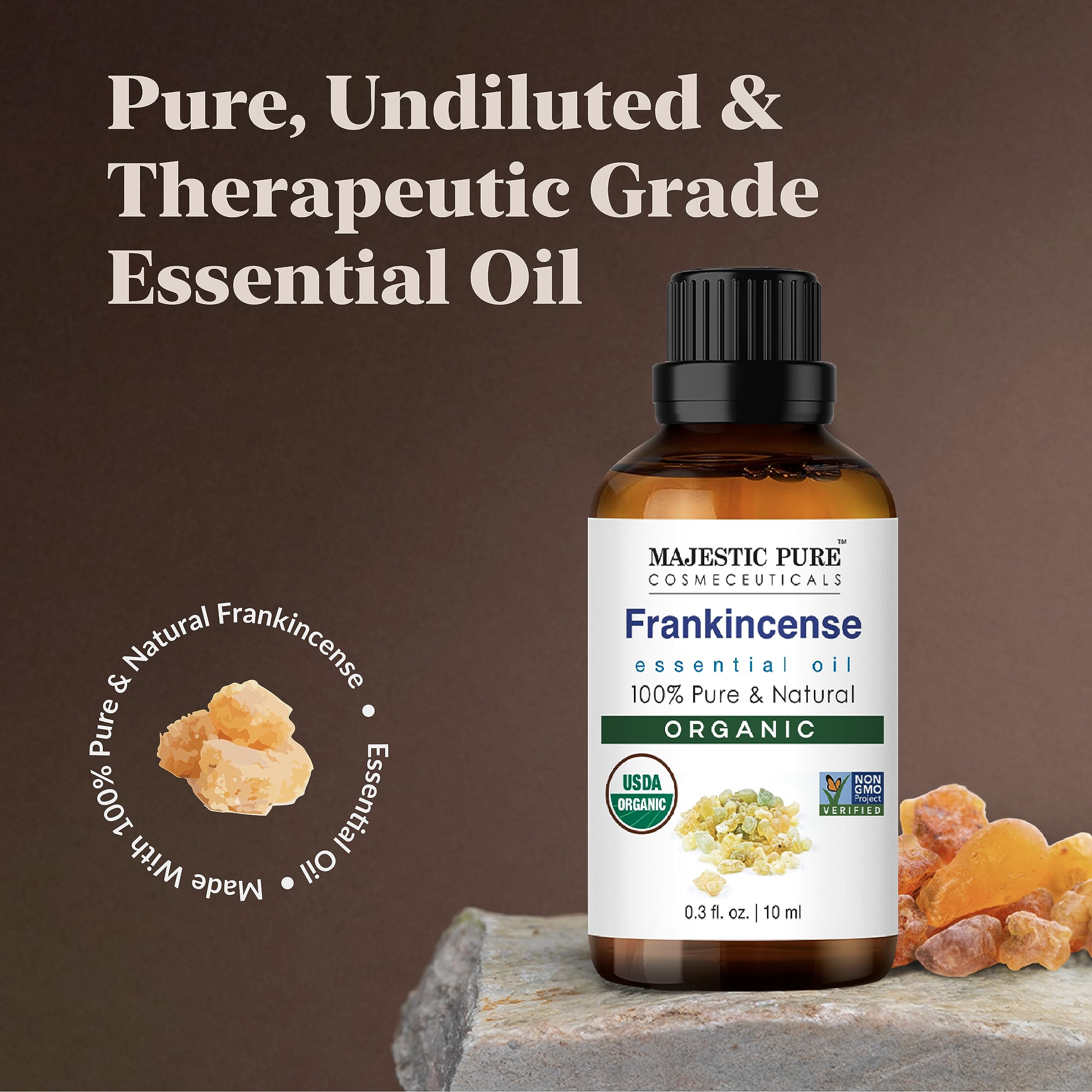 Majestic Pure USDA Organic Frankincense 0.33 fl oz