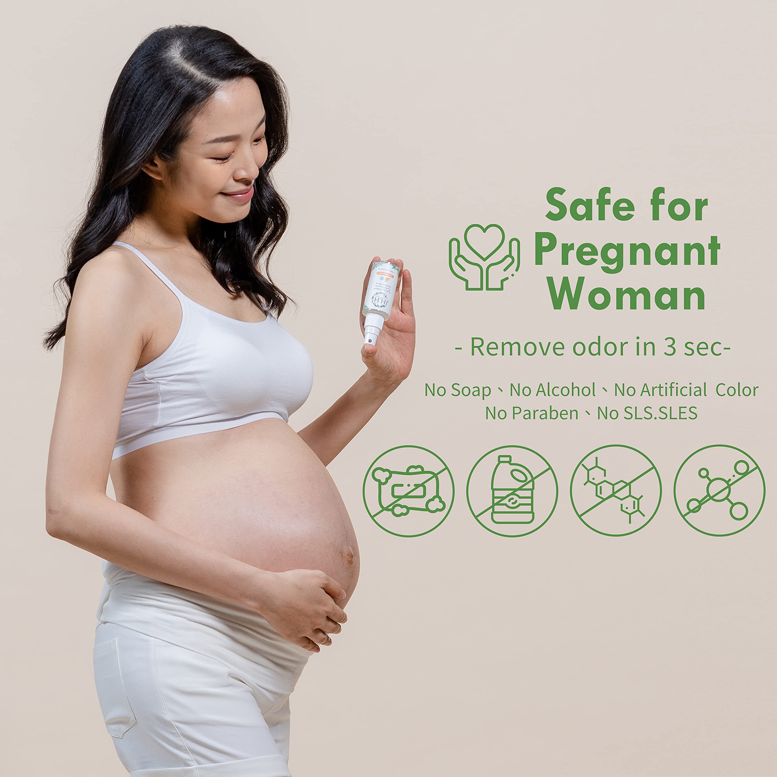 HH Herb&Health Feminine Deodorant Spray - Natural Essential Oil Intimate Soothing Mist - Floral