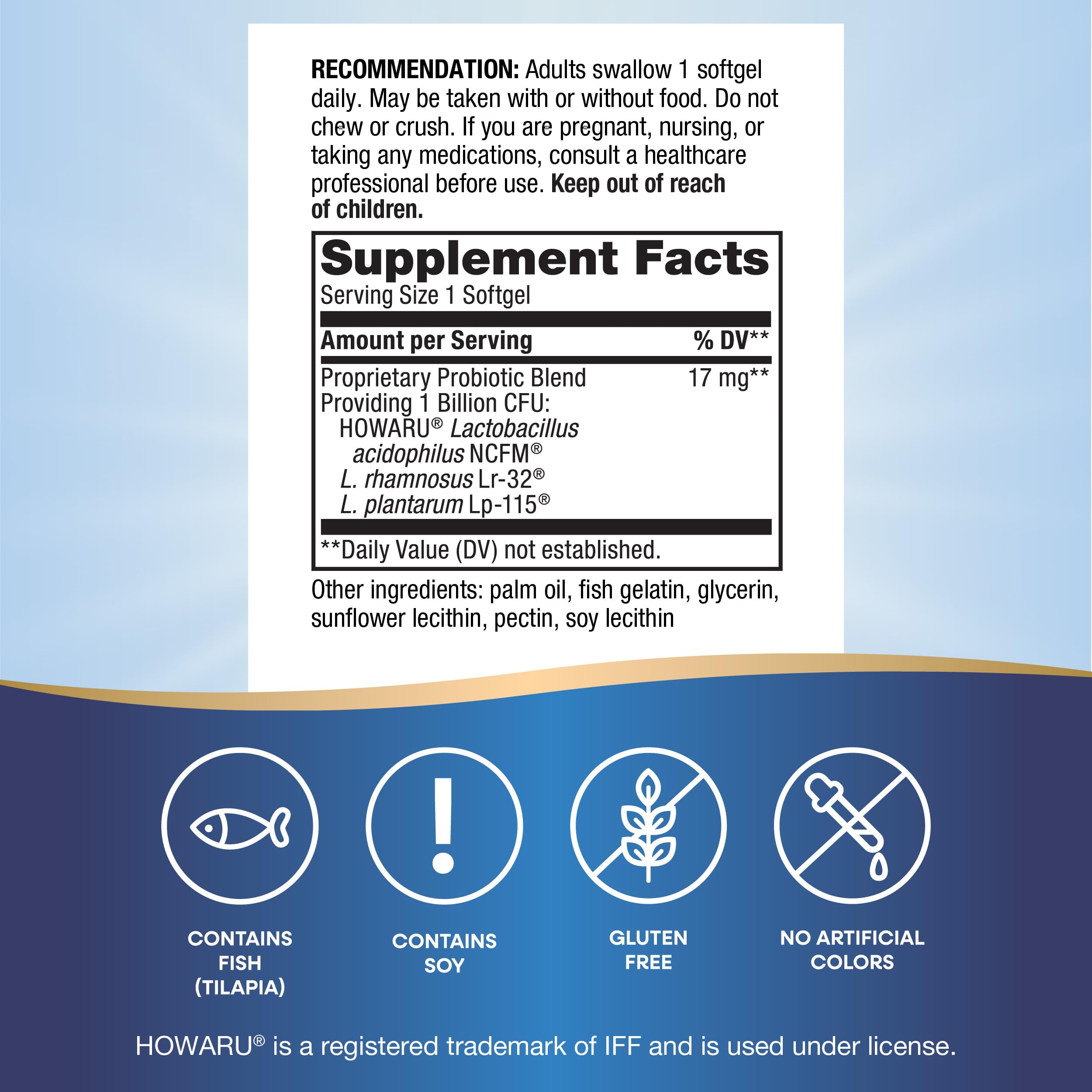 Nature's Way Women's Probiotic Pearls, Supports Vaginal and Digestive Health*, 1 Billion Live Cultures