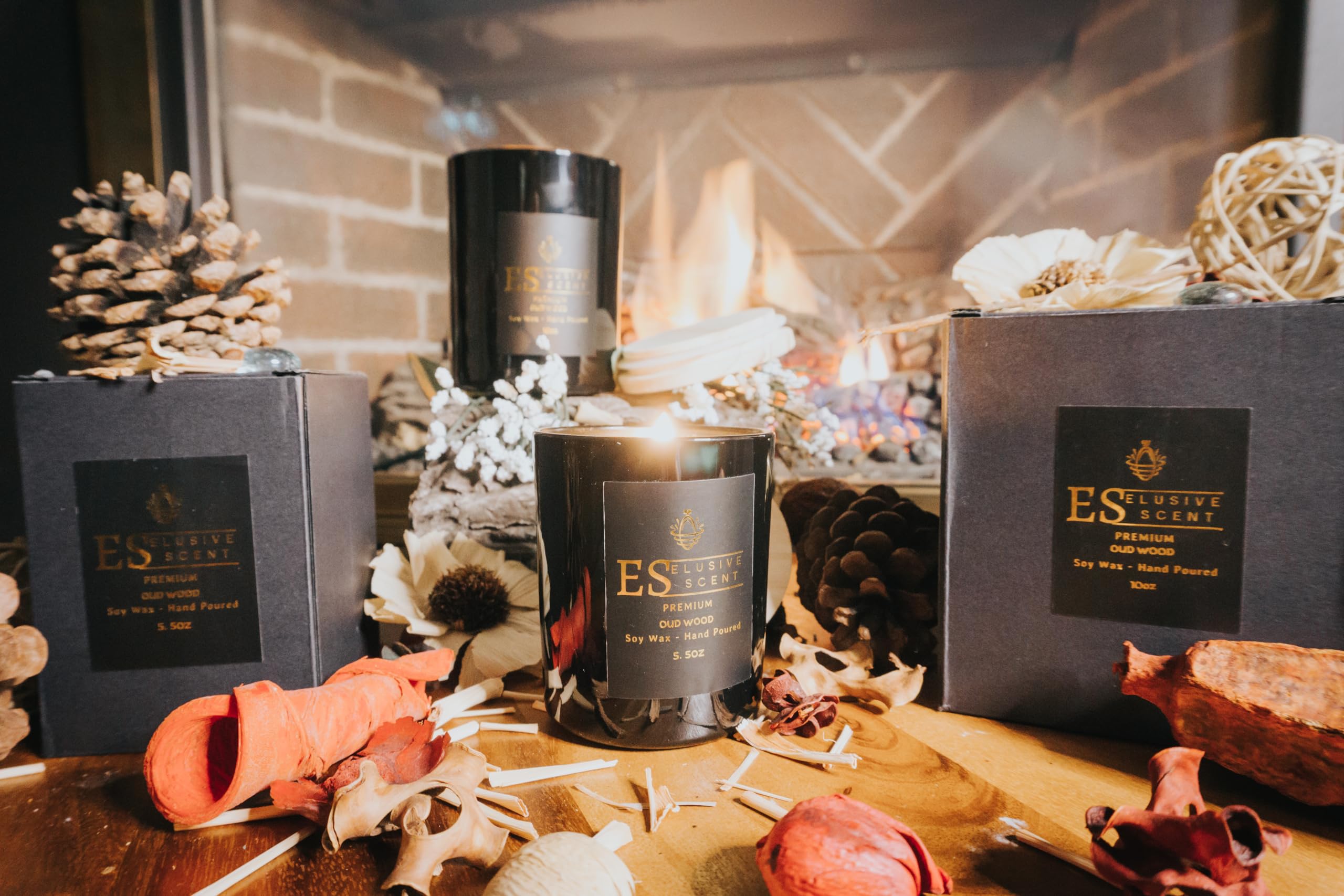 Oud Wood | 10oz | Premium Candle | Scented Candle | Aromatherapy | Essential Fragrance Oils