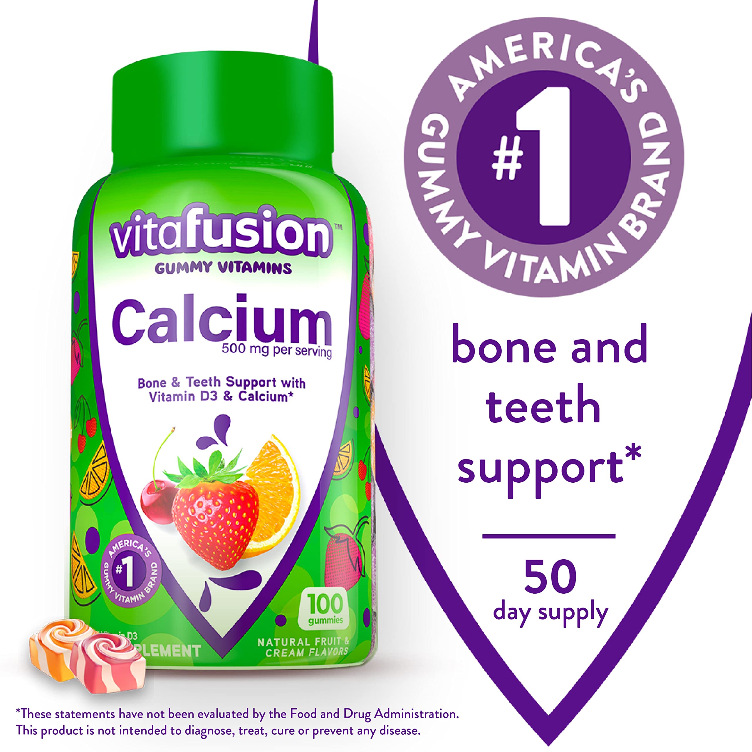 Vitafusion PreNatal Gummy Vitamins & Chewable Calcium Gummy Vitamins