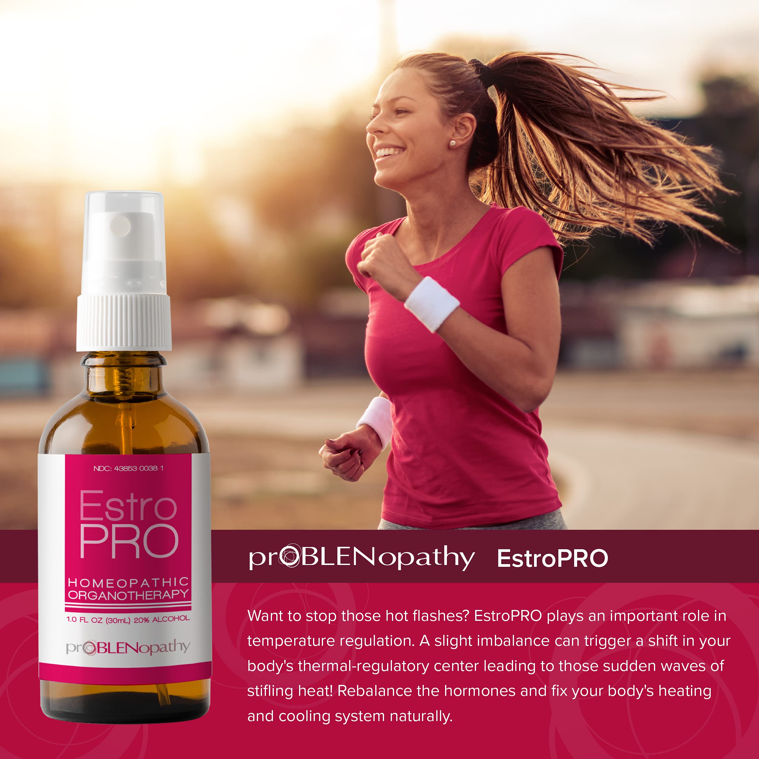 proBLEN Estrogen & Progesterone Oral Spray for Hormone Balance & Menopause Care 30ml