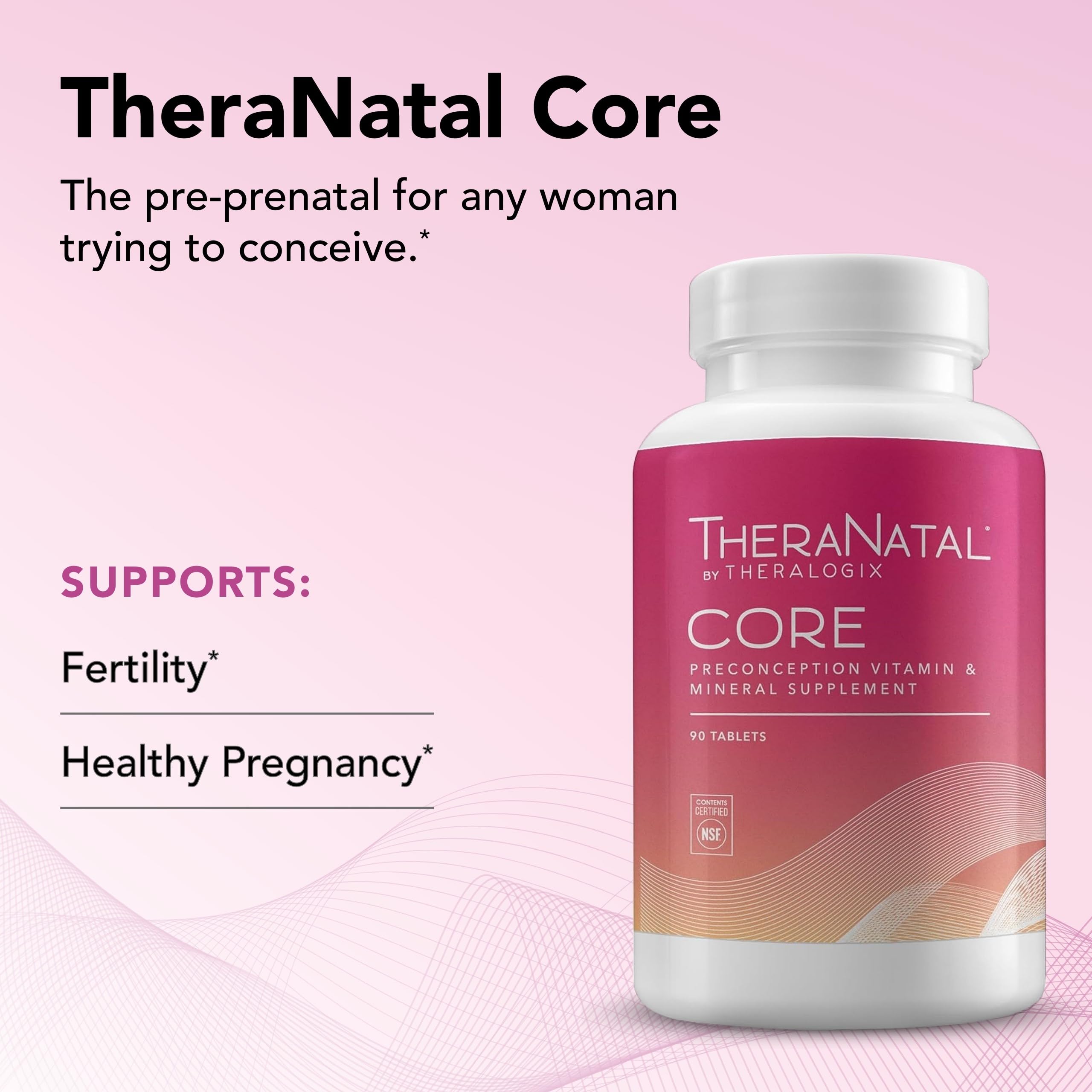 TheraNatal Core + ConceptionXR Reproductive Health Formula Bundle - Preconception Vitamin