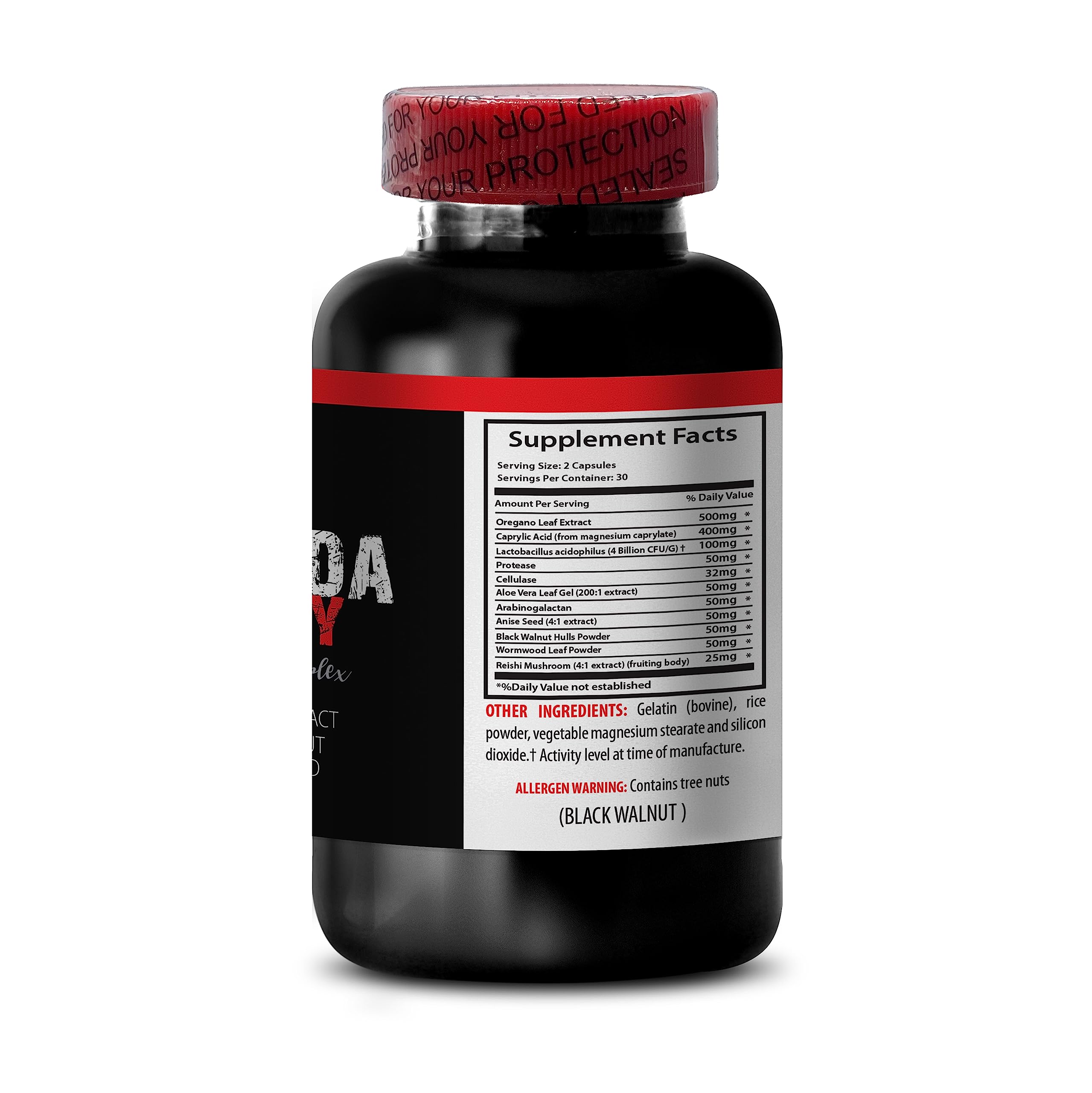 Natural detoxification Supplement - Candida Away Extra Strength Formula - Candida Support - Digestive AID