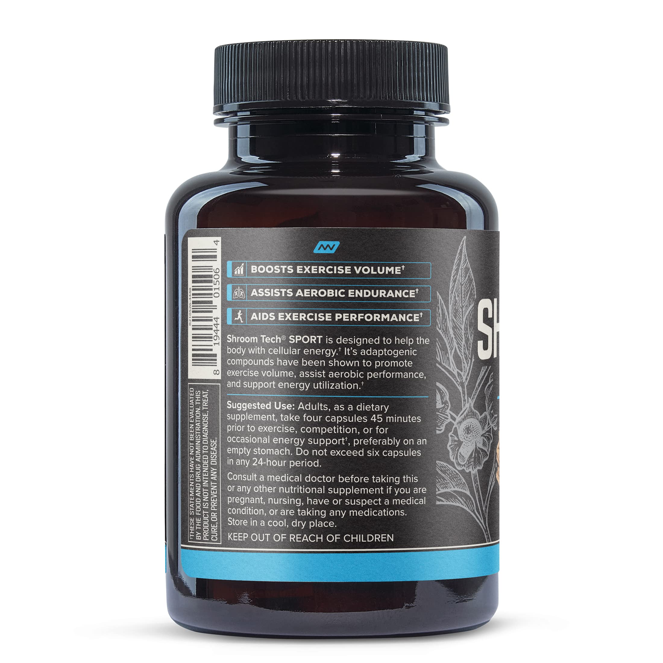 Onnit Shroom Tech SPORT: Clinically Studied Preworkout Supplement with Cordyceps
