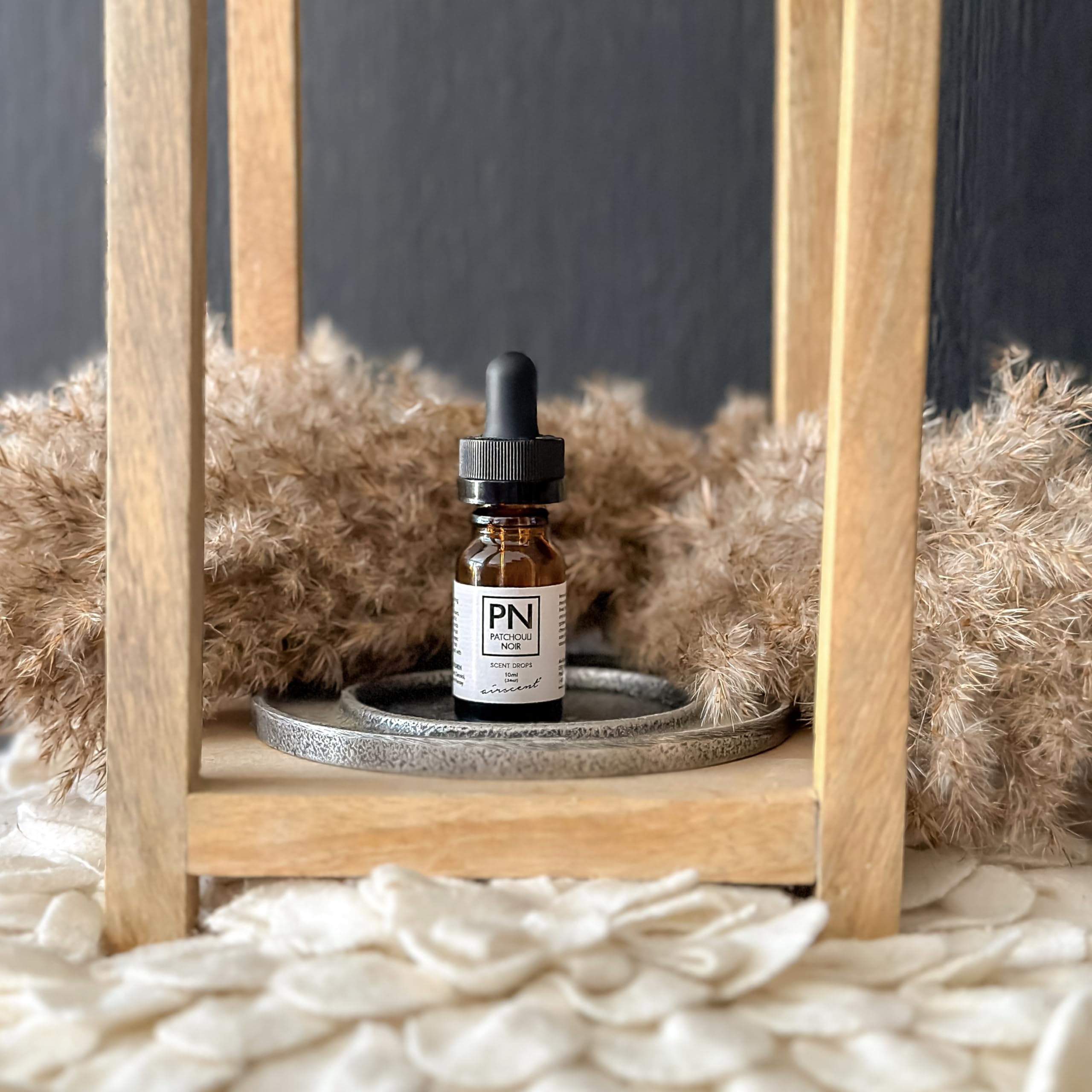 Patchouli Noir Diﬀuser Oil - Air-Scent Aroma and Essential Oil Blend - 10 Milliliter (.34 ﬂ oz)