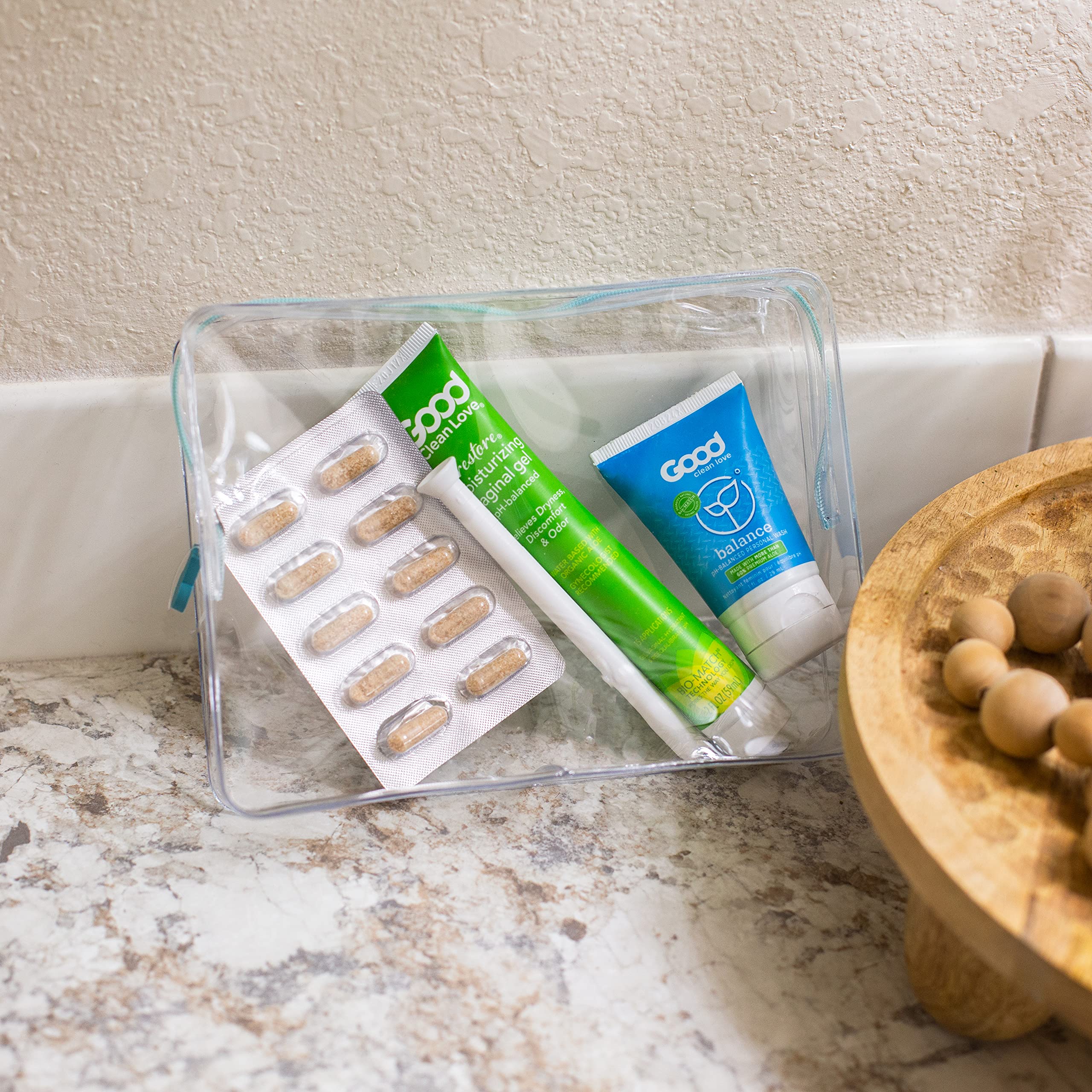 Good Clean Love Flourish Vaginal Care System, 30-Day Regimen, Relieves Itching & Irritation, Includes Personal