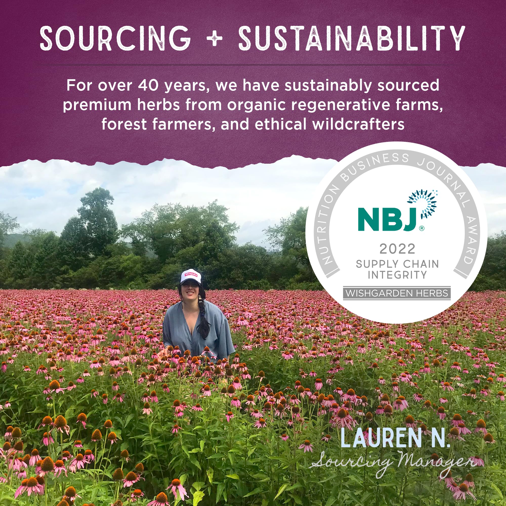 WishGarden Herbs Cycle Changes Herbal Menopause Support - Plant-Based Supplement w/Black Cohosh