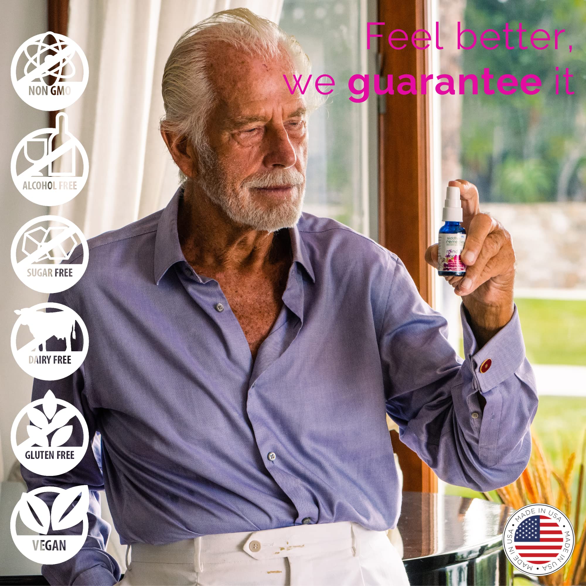 Siddha Remedies Mind & Memory Spray for Apathy, Indifference & Low Focus