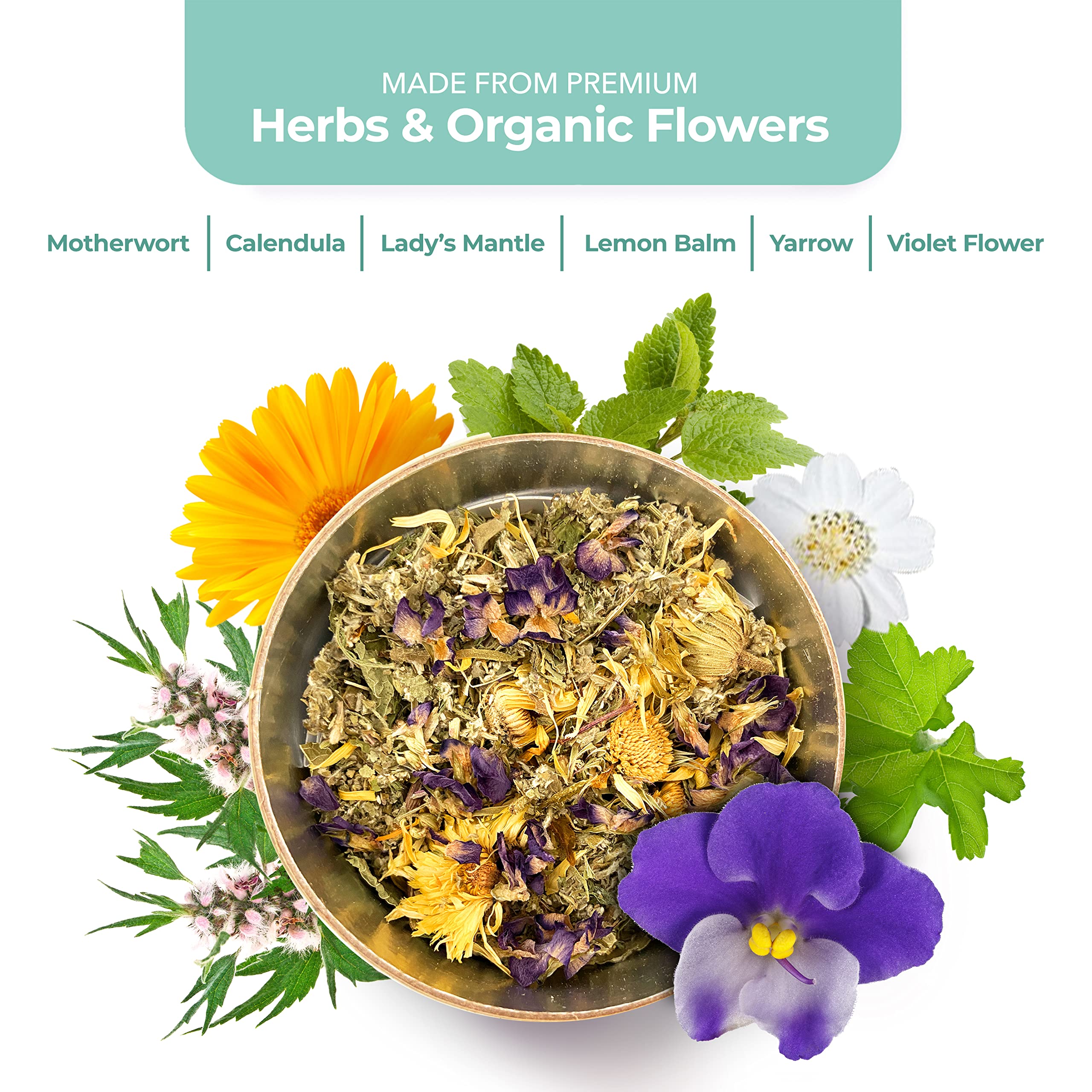 Leiamoon - Vaginal Steam Herbs Blends V Steam Kit for Cleansing, Regulating, and Balancing