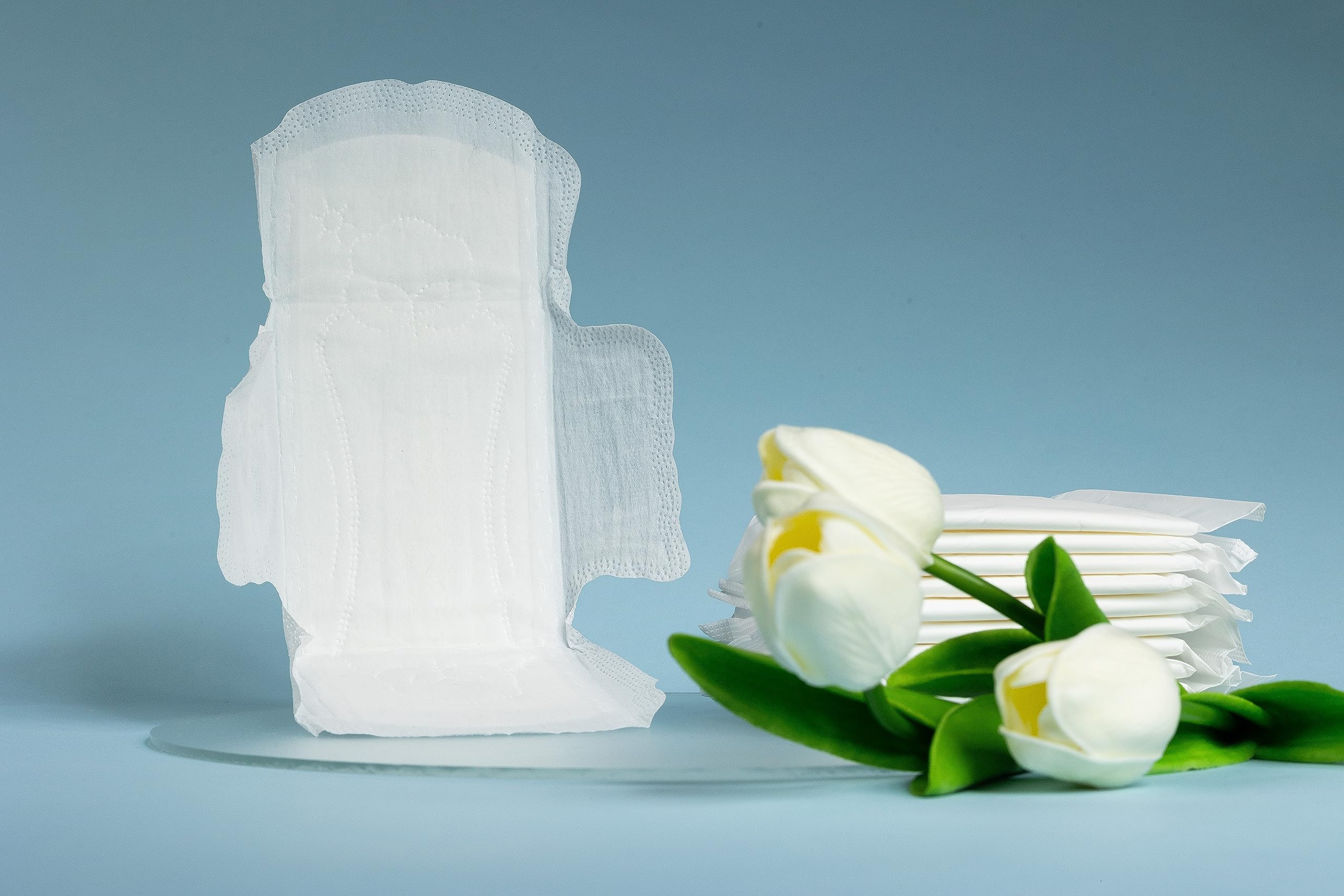 WHITE EVE Sanitary Pad Ultra Thin Sanitary Pads for Women with Fast Absorption and Leak Guard