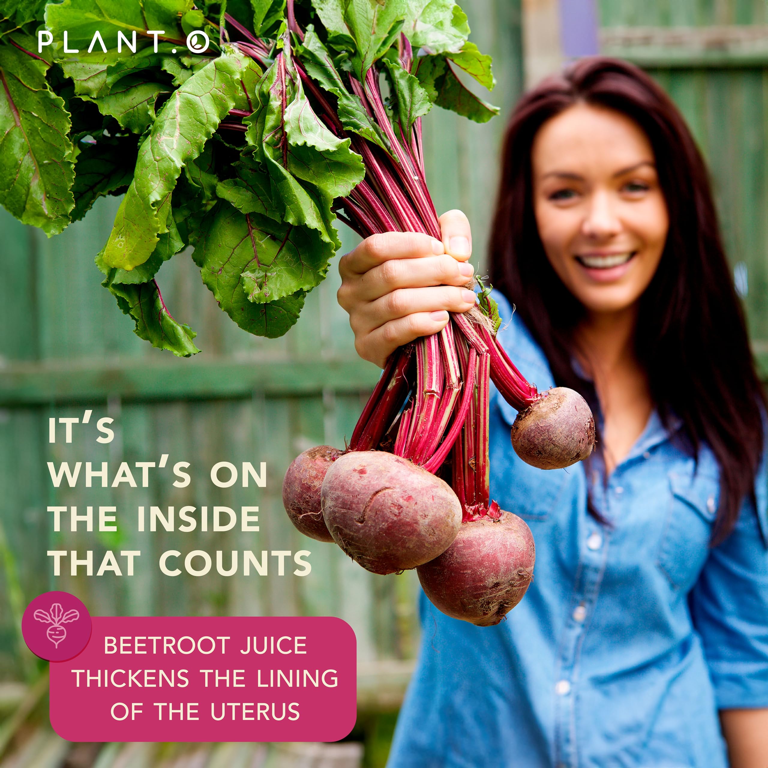 PLANT.O NUTRITION Vaginal Probiotics for Women with 4 Lactobacillus Strains Probiotic & Prebiotic Blend