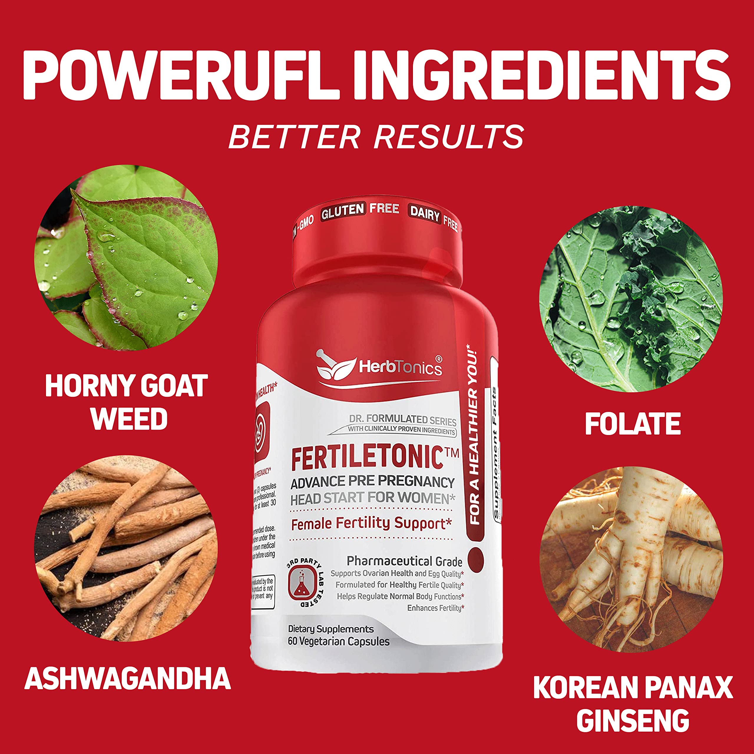 Fertility Supplements for Women to Help Pregnancy & Better Conception + Prenatal Vitamins