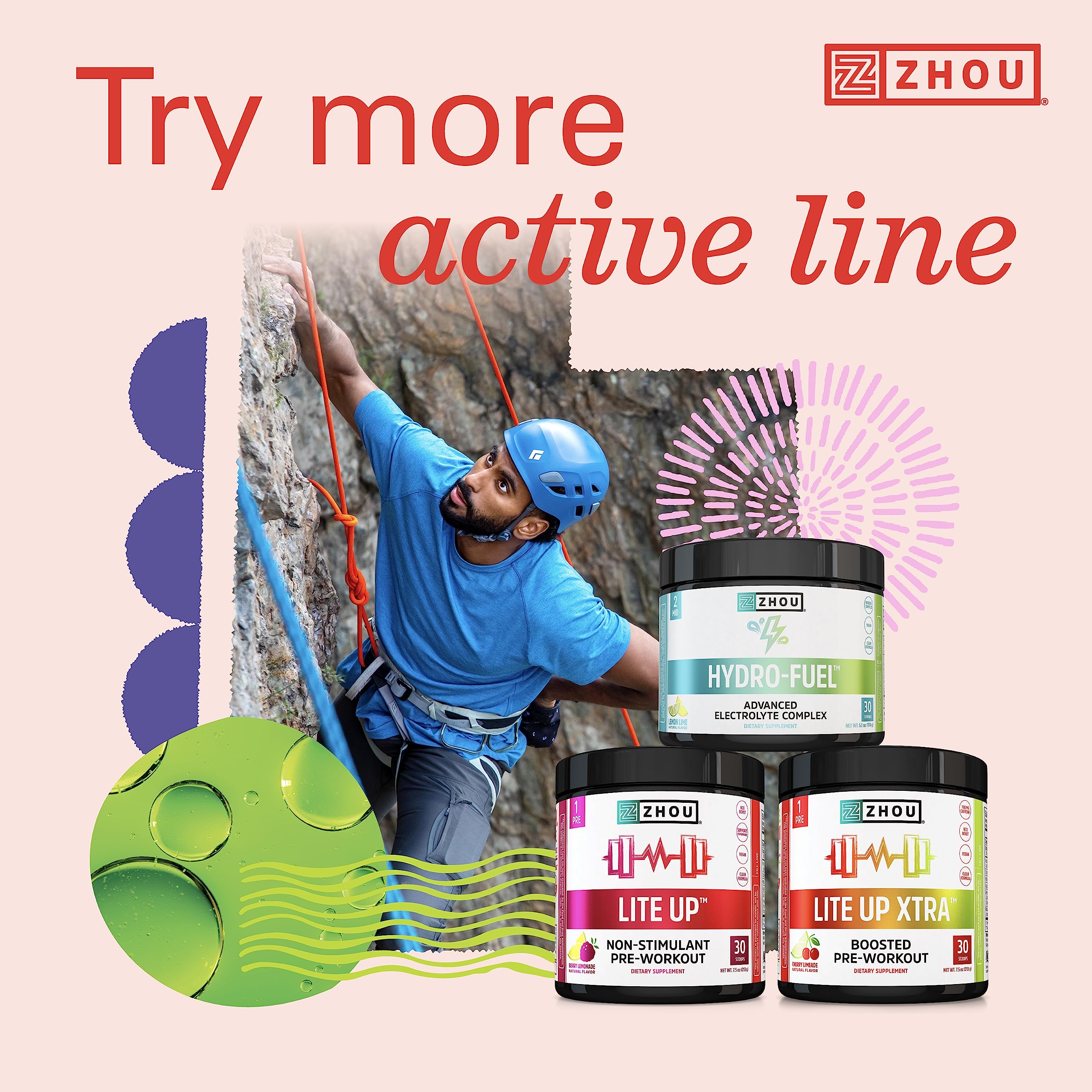 Zhou Nutrition Muscle BCAA Powder, Vegan Muscle Recovery, Natural, Clean Formula