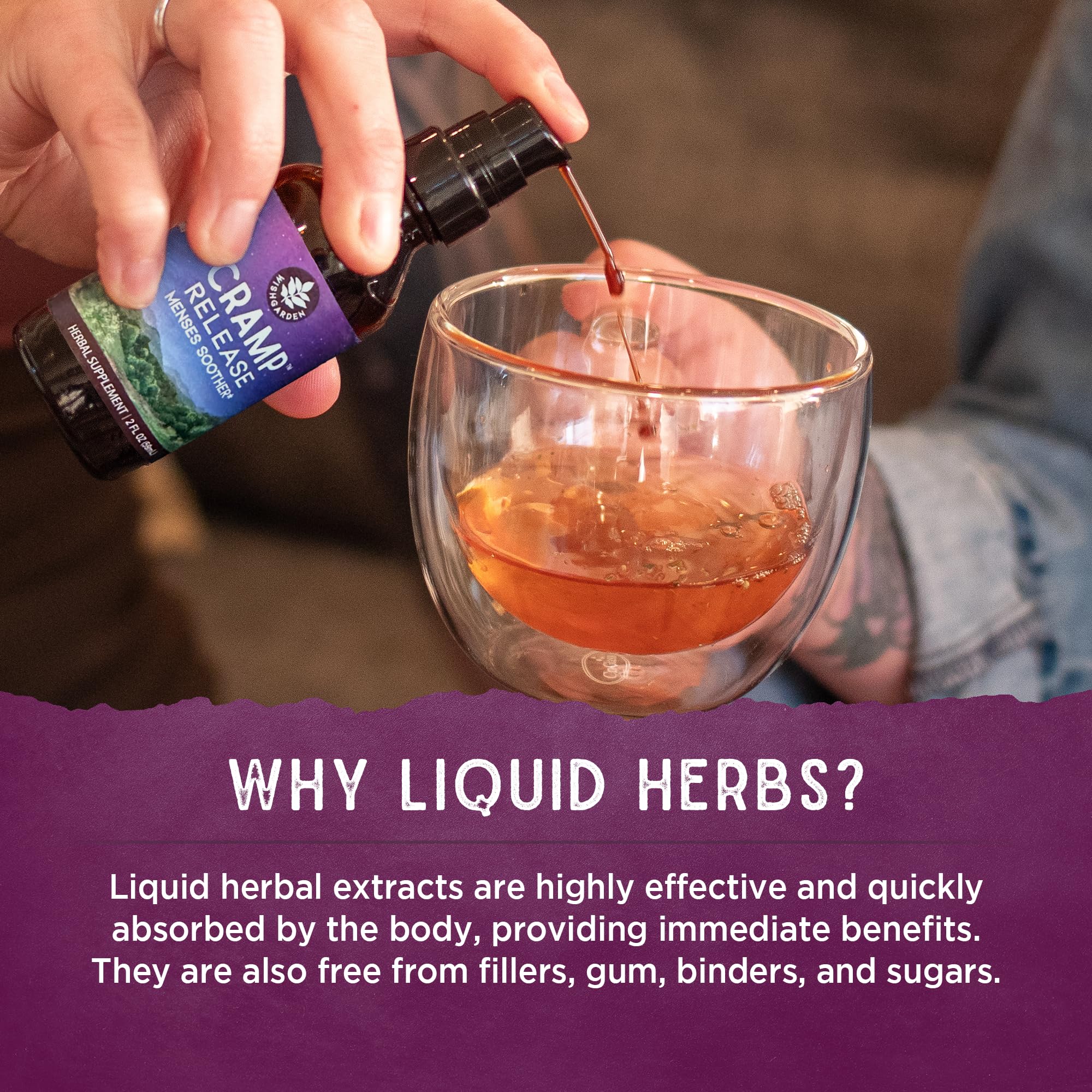 WishGarden Herbs Cycle Changes Herbal Menopause Support - Plant-Based Supplement w/Black Cohosh