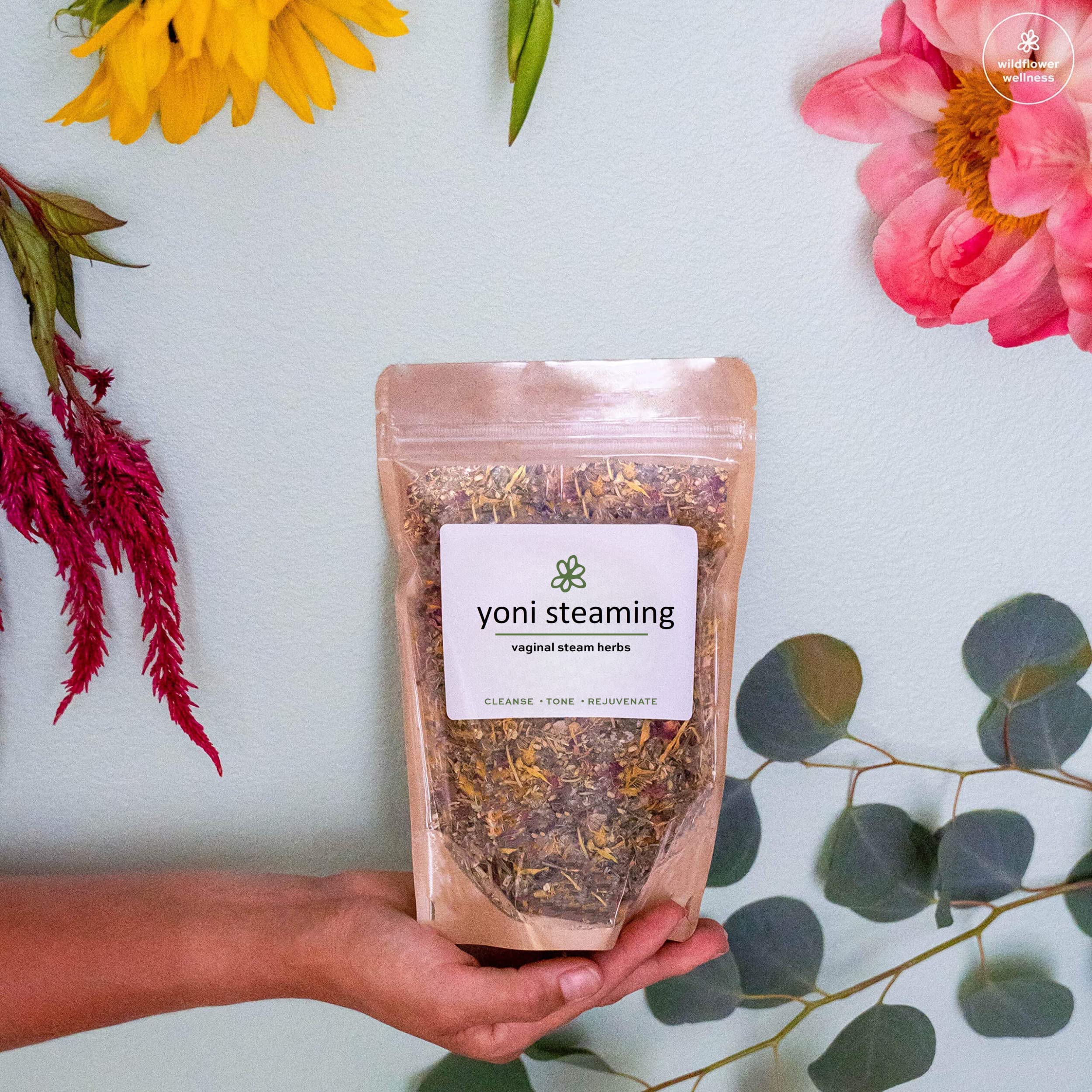 Yoni Steaming Herbs (5 Steams) | Cleansing + Gentle Formula | Formulated by Trained Herbalist