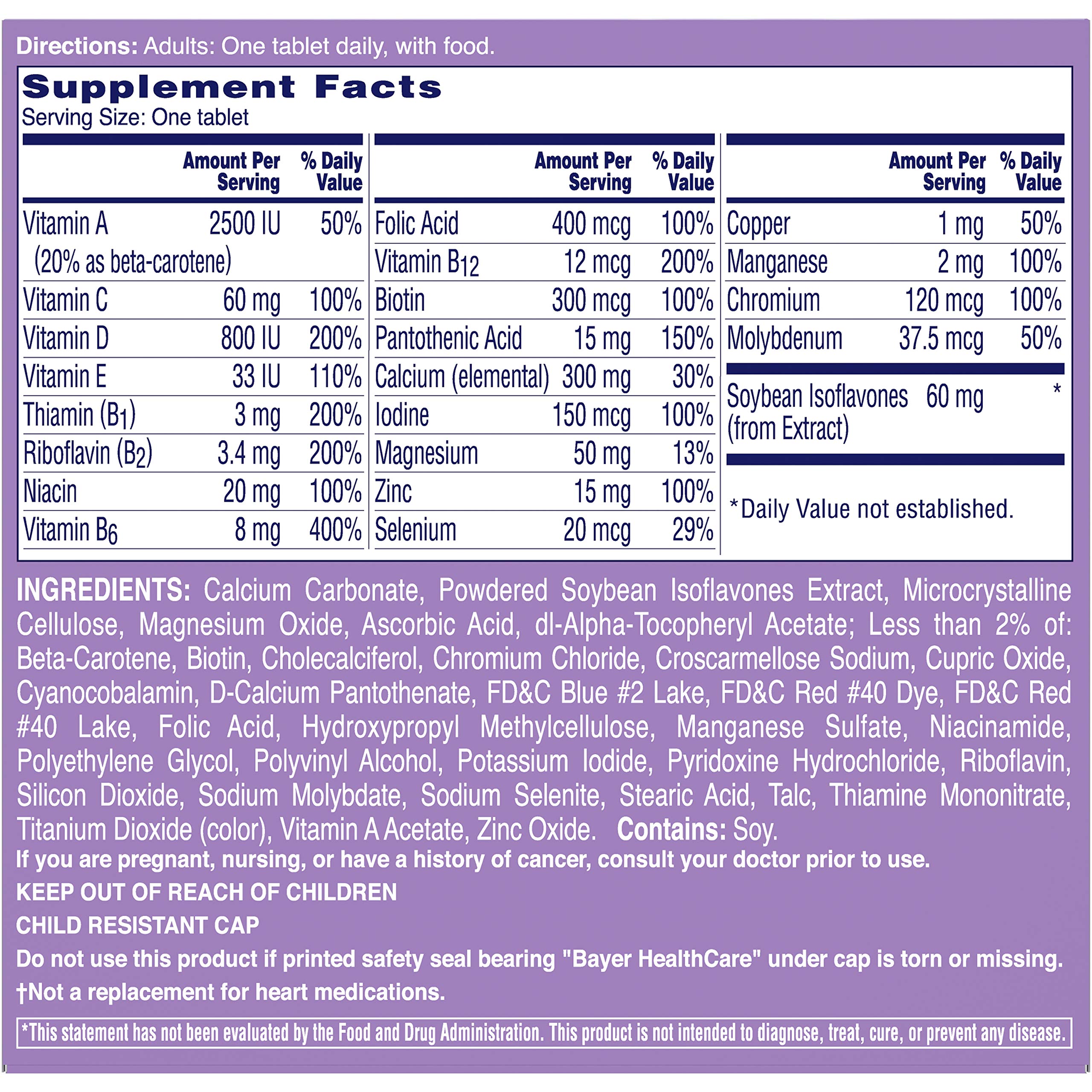 One A Day Women Menopause Size 50ct