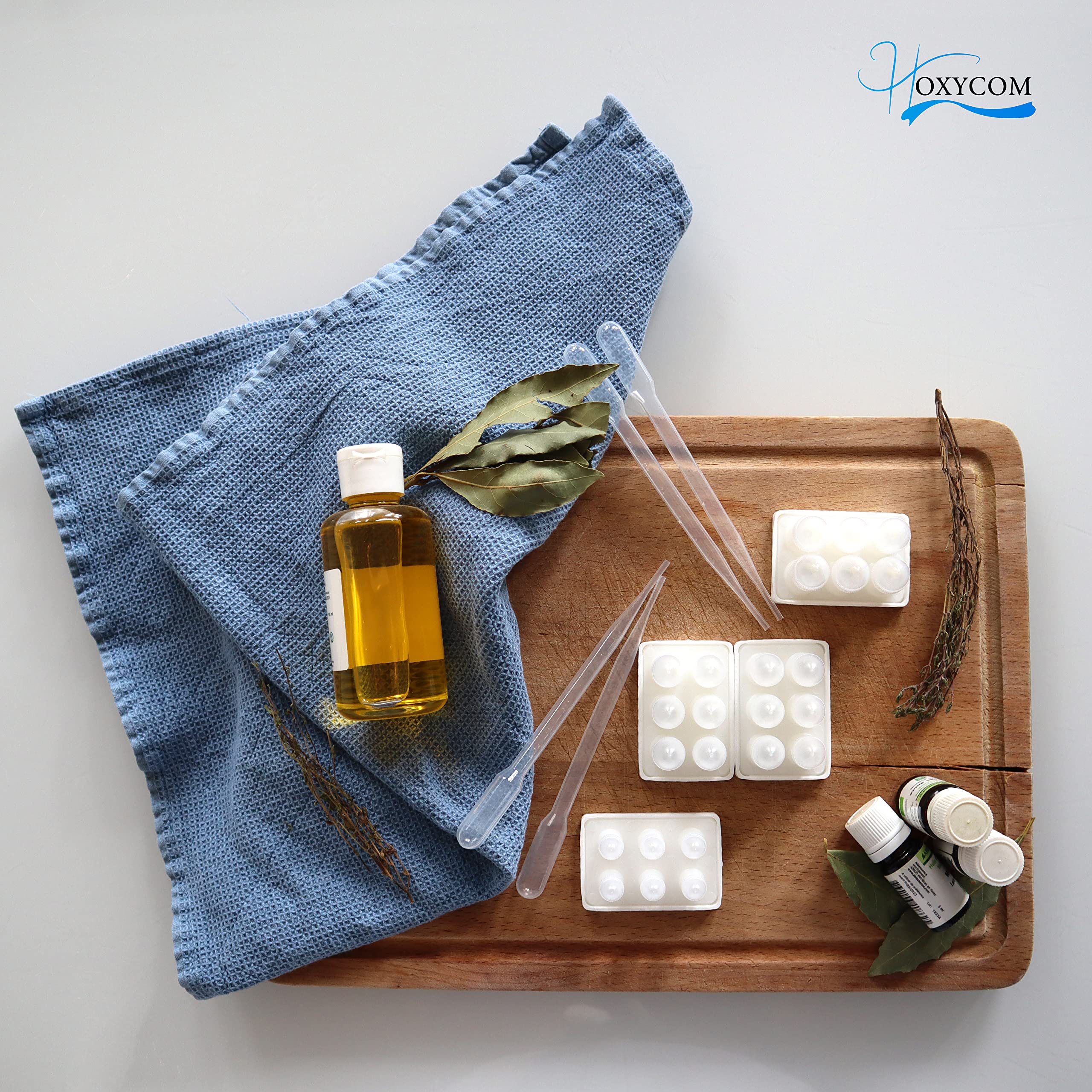 Suppository Molds Kit - Made in France, 3 Sizes (1ml, 2ml, 3ml), Reusable Suppositories Mold - 4 Trays