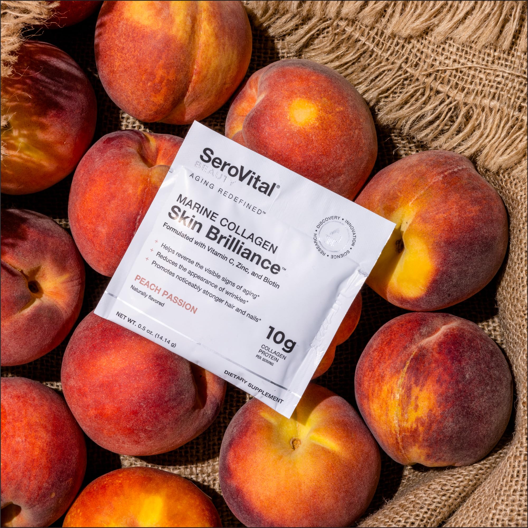 Serovital Skin Brilliance Marine Collagen – Hydrolyzed Marine Collagen Peptides