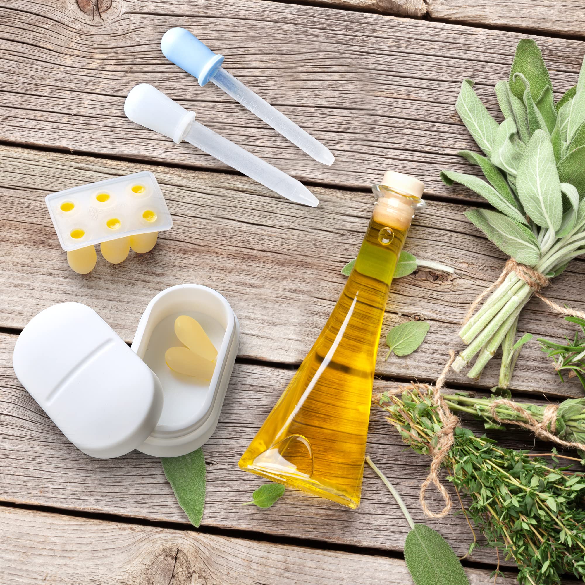 OrganiKit's Reusable Suppository Mold Kit - Eco-Friendly, 2ML, Silicone, Suppository Molds