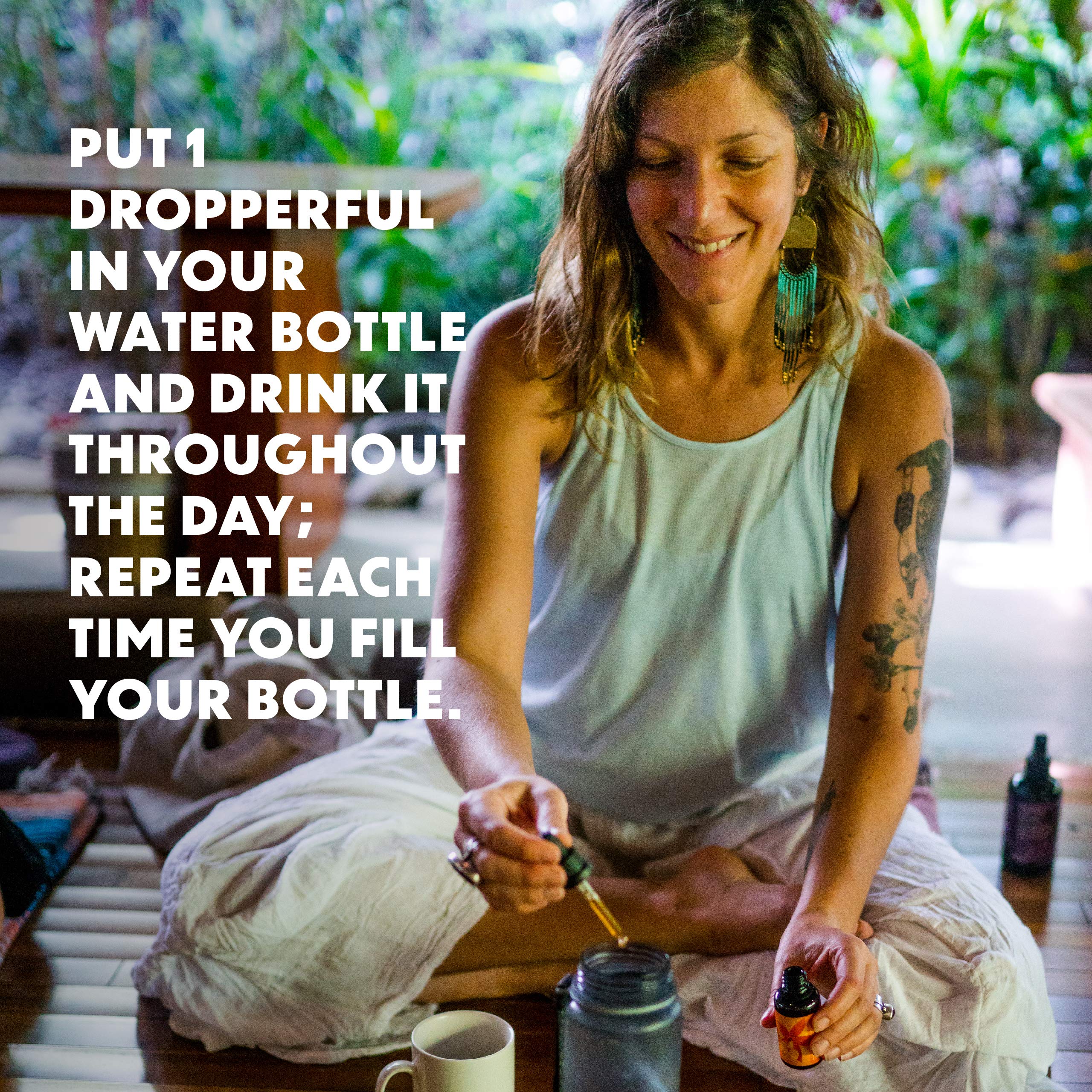 LOTUSWEI Inspired Action Flower Essence Elixir – Enhance Focus, Concentration, Mental Clarity & Creativity – Flower Remedy Supplement